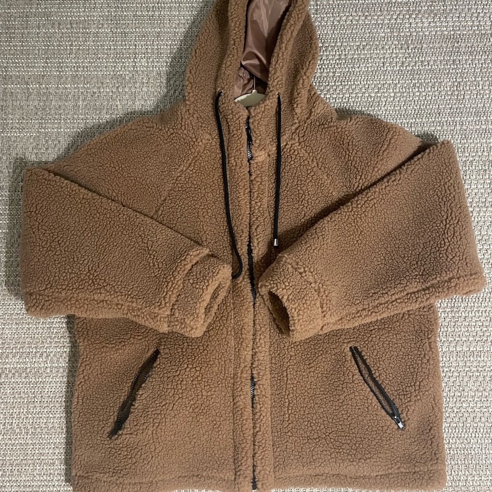 Boohoo Brown Jacket Size 6